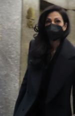 HUMA ABEDIN Arrives at NBC Studios in New York 01/19/2022