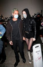 HUNTER SCHAFER and Dominic Fike at a Dinner Date at Craig