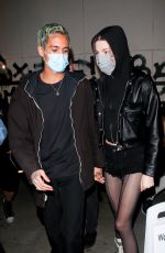 HUNTER SCHAFER and Dominic Fike at a Dinner Date at Craig