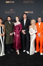 HUNTER SCHAFER at Euphoria, Season 2 Premiere in Los Angeles 01/05/2022