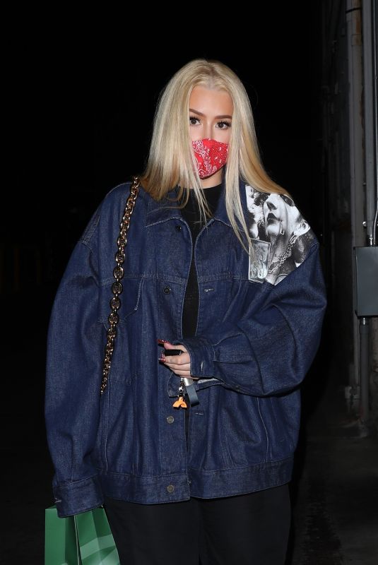 IGGY AZALEA Out for Dinner at Wally’s in Beverly Hills 01/14/2022