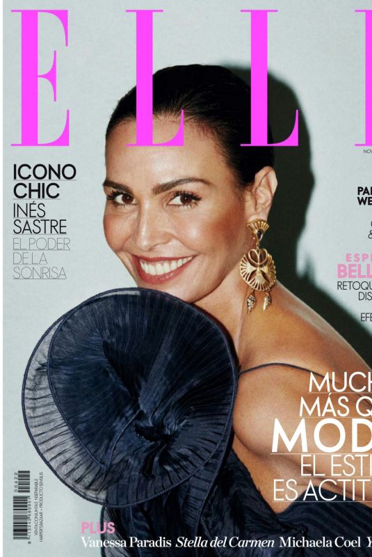 INES SASTRE in Elle Magazine, Spain November 2021