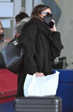 IRINA SHAYK Arrives at JFK Airport in New York 01/19/2022