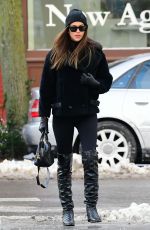 IRINA SHAYK Out and About in New York 01/30/2022