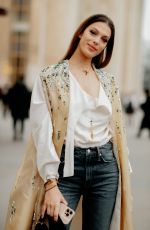 IRIS MITTENAERE at Stephane Rolland Show at Paris Fashion Week 01/25/2022