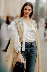 IRIS MITTENAERE at Stephane Rolland Show at Paris Fashion Week 01/25/2022