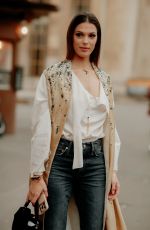 IRIS MITTENAERE at Stephane Rolland Show at Paris Fashion Week 01/25/2022