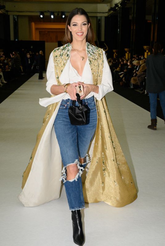 IRIS MITTENAERE at Stephane Rolland Show at Paris Fashion Week 01/25/2022