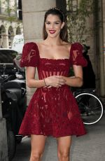 IRIS MITTENAERE at Zuhair Murad Show at Paris Fashion Week 01/26/2022