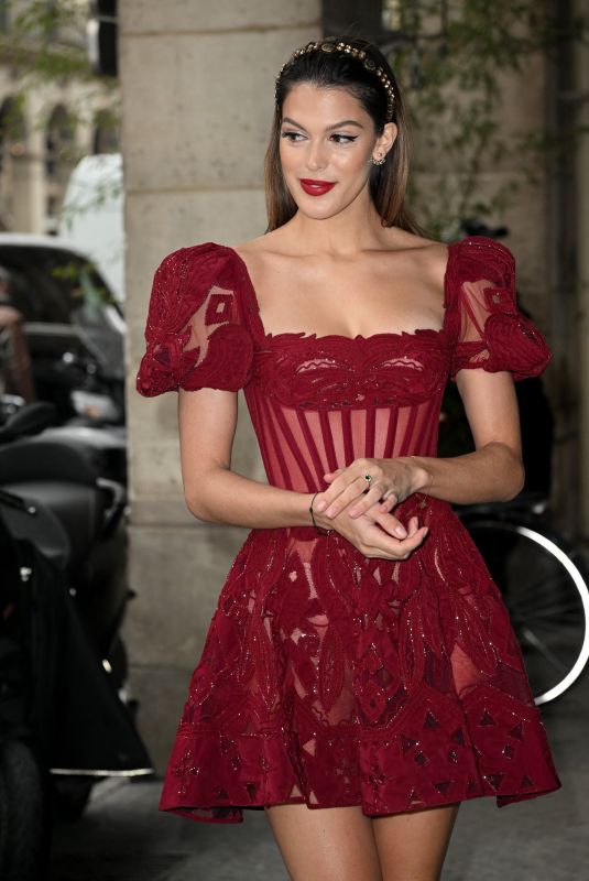 IRIS MITTENAERE at Zuhair Murad Show at Paris Fashion Week 01/26/2022