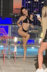 IVA KOVACEVIC in Bikini at a Roof Pool in Miami 12/31/2021