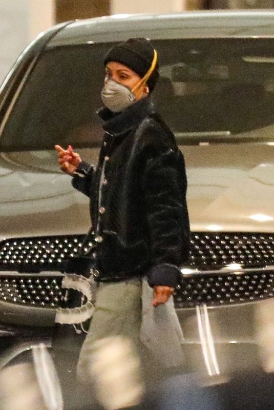 JADA PINKETT SMITH Leaves a Spa Session in Beverly Hills 01/07/2022