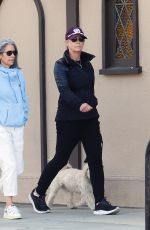 JAMIE LEE CURTIS Out with Her Dog in Los Angeles 01/17/2022