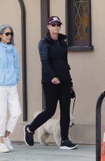 JAMIE LEE CURTIS Out with Her Dog in Los Angeles 01/17/2022