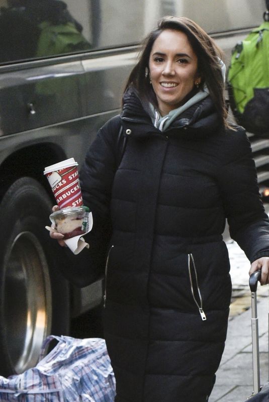 JANETTE MANRARA Arrives at Her Hotel in Birmingham 01/17/2022
