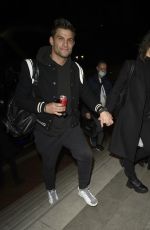 JANETTE MANRARA Arrives at Her Hotel in Manchester 01/29/2022