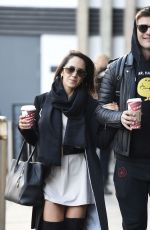 JANETTE MANRARA Heading to Strictly Come Dancing Rehersal in Birmingham 01/20/2022