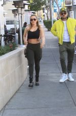 JENN HARLERY and Joe Ambrosole Out in Beverly Hills 01/28/2022