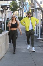 JENN HARLERY and Joe Ambrosole Out in Beverly Hills 01/28/2022