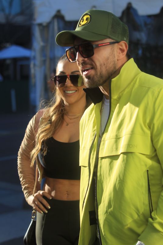 JENN HARLERY and Joe Ambrosole Out in Beverly Hills 01/28/2022
