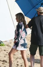 JENNIFER ANISTON on the Set of Murder Mystery 2 at a Beach in Hawaii 01/18/2022