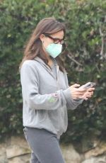 JENNIFER GARNER Out for Morning Walk in Brentwood 01/19/2022