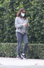 JENNIFER GARNER Out for Morning Walk in Brentwood 01/19/2022