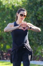 JENNIFER GARNER Out on Morning Walk in Pacific Palisades 01/23/2022