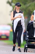 JENNIFER HAWKINS and Jake Wall Out with Their Childrens in Sydney 01/24/2022