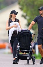 JENNIFER HAWKINS and Jake Wall Out with Their Childrens in Sydney 01/24/2022