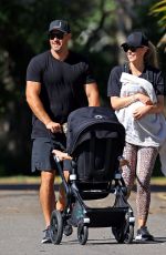 JENNIFER HAWKINS and Jake Wall Out with Their Kids in Sydney 01/02/2022