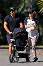 JENNIFER HAWKINS and Jake Wall Out with Their Kids in Sydney 01/02/2022
