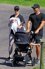JENNIFER HAWKINS and Jake Wall Out with Their Kids in Sydney 01/02/2022