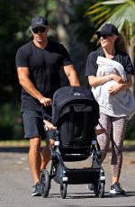 JENNIFER HAWKINS and Jake Wall Out with Their Kids in Sydney 01/02/2022