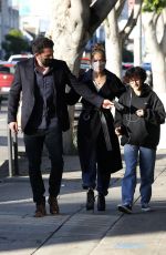 JENNIFER LOPEZ and Ben Affleck Out Shopping with Her Daughter Emma at American Rag in Los Angeles 12/31/2021