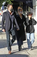 JENNIFER LOPEZ and Ben Affleck Out Shopping with Her Daughter Emma at American Rag in Los Angeles 12/31/2021