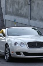 JENNIFER LOPEZ Out Driving Her Bentley in Los Angeles 01/22/2022