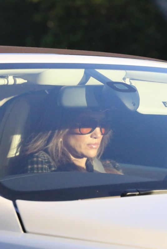 JENNIFER LOPEZ Out Driving Her Bentley in Los Angeles 01/22/2022