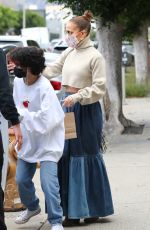 JENNIFER LOPEZ Out Shopping at The Grove in Los Angeles 01/15/2022