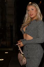 JESS and EVE GALE Out for Dinner at Bagatelle with Best Friend Diana in London 01/02/2022