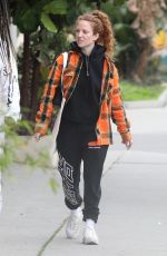 JESS GLYNNE Out and About in Beverly Hills 01/29/2022