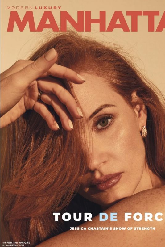 JESSICA CHASTAIN for Modern Luxury Manhattan Magazine, January 2022