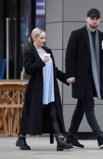 JESSICA POWER Out with Boyfriend in Manchester 01/22/2022