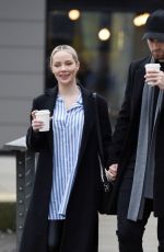 JESSICA POWER Out with Boyfriend in Manchester 01/22/2022