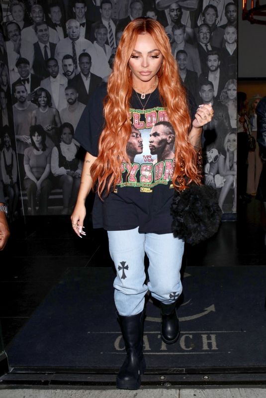 JESY NELSON Out for Dinner at Catch LA in West Hollywood 01/23/2022