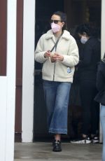 JORDANA BREWSTER Out for Coffee in Brentwood 01/19/2022