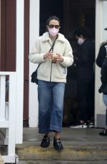 JORDANA BREWSTER Out for Coffee in Brentwood 01/19/2022