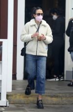 JORDANA BREWSTER Out for Coffee in Brentwood 01/19/2022