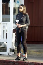 JORDANA BREWSTER Out for Coffee in Los Angeles 01/14/2022