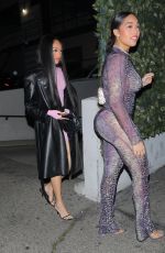 JORDYN WOODS Out for Late Night Dinner at Craig